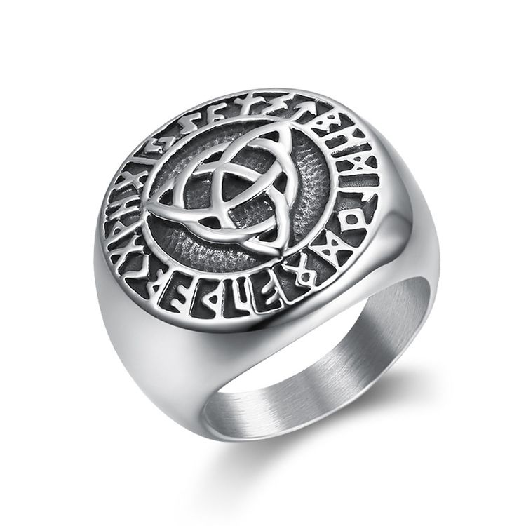 Wholesale Vintage Viking Men's Ring Celtic Stainless Steel Ring | EaseWholesale