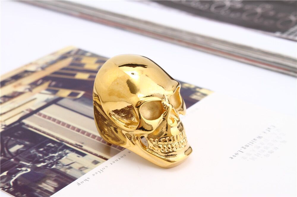 Vintage Punk Skull Ring Titanium Steel Men's Ring Wholesale | EaseWholesale 7 Vintage Punk Skull Ring Titanium Steel Men's Ring Wholesale | EaseWholesale 7