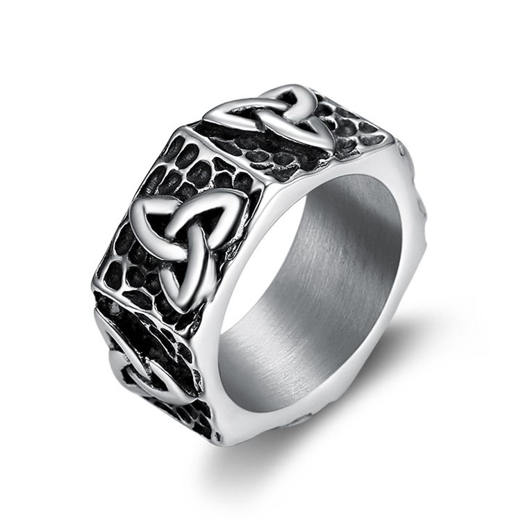 Street Hip Hop British Ring Viking Titanium Steel Ring | EaseWholesale