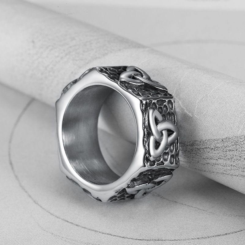 Street Hip Hop British Ring Viking Titanium Steel Ring | EaseWholesale 3 Street Hip Hop British Ring Viking Titanium Steel Ring | EaseWholesale 3