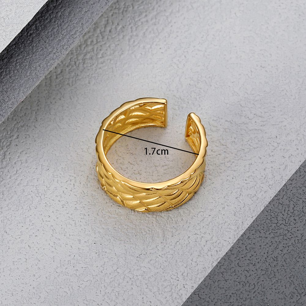 Adjustable Diamond Checkered Opening Elegant Titanium Women's Ring | EaseWholesale 1 Adjustable Diamond Checkered Opening Elegant Titanium Women's Ring | EaseWholesale 1