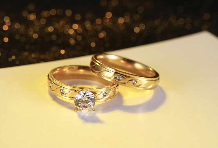 Fashion Titanium Zirconia Ring Women Korea Stainless Steel Pair Ring | EaseWholesale 1 Fashion Titanium Zirconia Ring Women Korea Stainless Steel Pair Ring | EaseWholesale 1