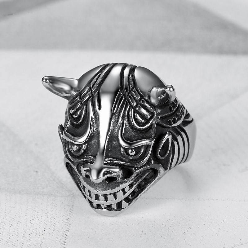 Vintage Bully Cast Bullhead Monster Men's Titanium Steel Ring | EaseWholesale 1 Vintage Bully Cast Bullhead Monster Men's Titanium Steel Ring | EaseWholesale 1