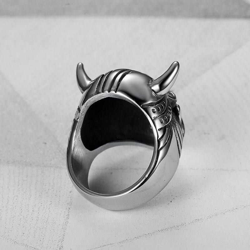 Vintage Bully Cast Bullhead Monster Men's Titanium Steel Ring | EaseWholesale 2 Vintage Bully Cast Bullhead Monster Men's Titanium Steel Ring | EaseWholesale 2