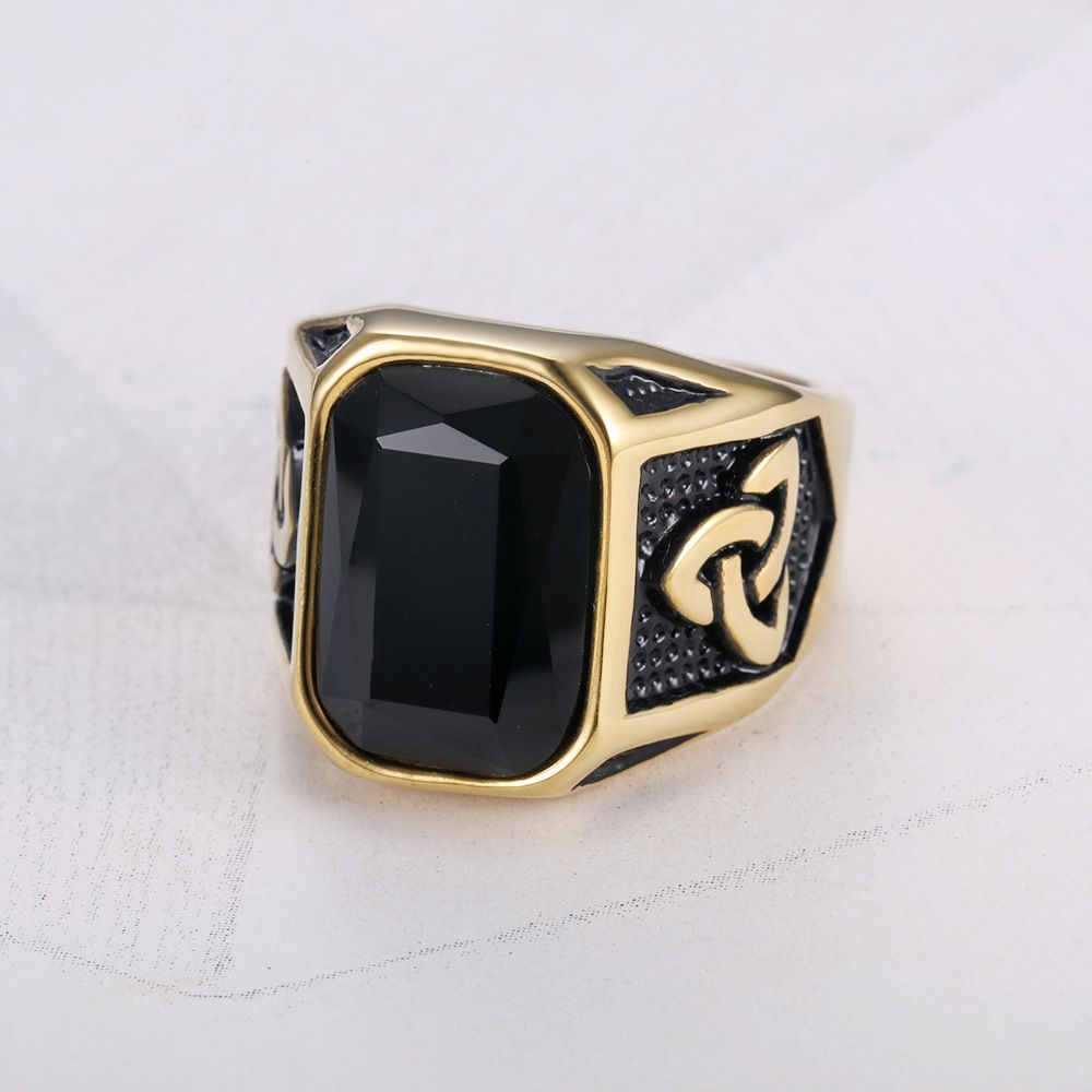 Men's Ruby Ring Fashion Viking Titanium Steel Ring Hip Hop Wholesale | EaseWholesale 8 Men's Ruby Ring Fashion Viking Titanium Steel Ring Hip Hop Wholesale | EaseWholesale 8