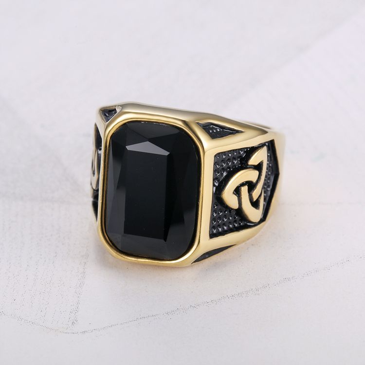 Men's Ruby Ring Fashion Viking Titanium Steel Ring Hip Hop Wholesale | EaseWholesale 8 Men's Ruby Ring Fashion Viking Titanium Steel Ring Hip Hop Wholesale | EaseWholesale 8