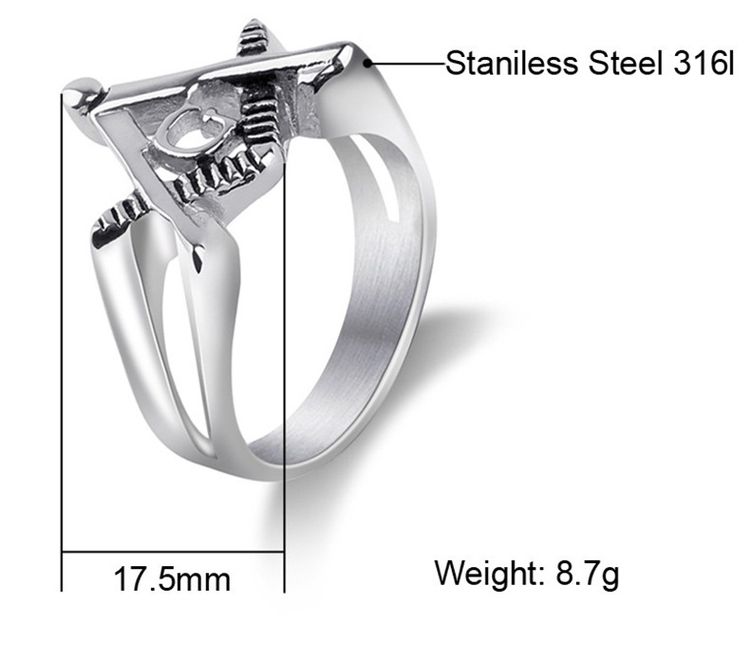 Vintage Stainless Steel Men's Ring Cast Titanium Jewelry | EaseWholesale 2 Vintage Stainless Steel Men's Ring Cast Titanium Jewelry | EaseWholesale 2