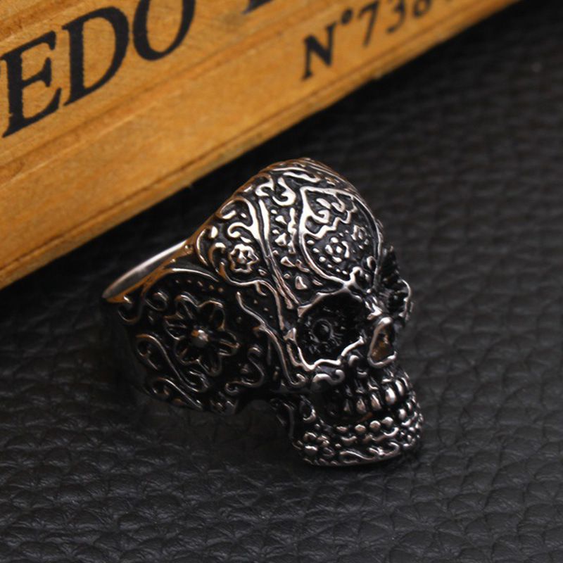 Retro Men's Skull Ring Stainless Steel Ring | EaseWholesale 3 Retro Men's Skull Ring Stainless Steel Ring | EaseWholesale 3