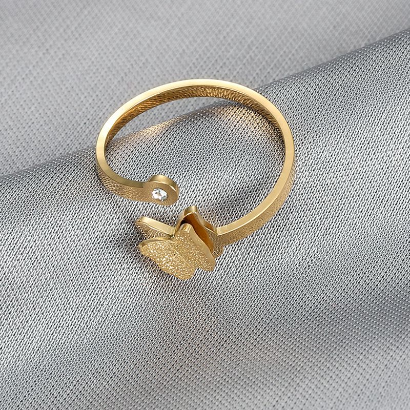 Wholesale Adjustable Butterfly Zirconia Women's Titanium Ring | EaseWholesale 3 Wholesale Adjustable Butterfly Zirconia Women's Titanium Ring | EaseWholesale 3