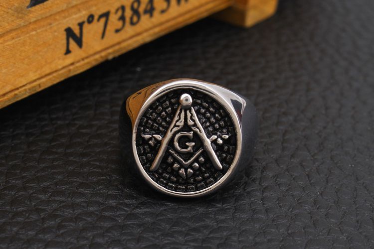 Wholesale Vintage Punk Titanium Men's Ring | EaseWholesale