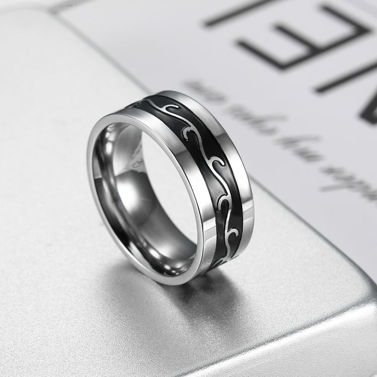 Stainless Steel Bully Men's Dragon Titanium Ring | EaseWholesale 1 Stainless Steel Bully Men's Dragon Titanium Ring | EaseWholesale 1