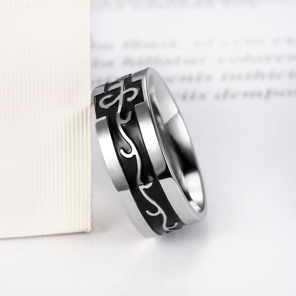 Stainless Steel Bully Men's Dragon Titanium Ring | EaseWholesale 2 Stainless Steel Bully Men's Dragon Titanium Ring | EaseWholesale 2