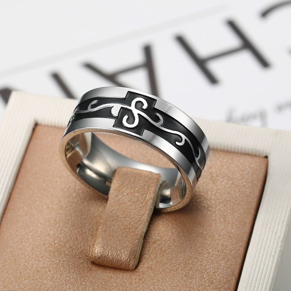 Stainless Steel Bully Men's Dragon Titanium Ring | EaseWholesale 3 Stainless Steel Bully Men's Dragon Titanium Ring | EaseWholesale 3