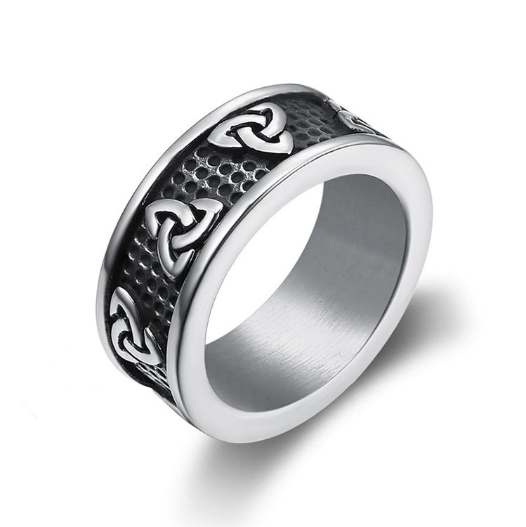 Vintage Viking Celtic Stainless Steel Men's Ring | EaseWholesale 0 Vintage Viking Celtic Stainless Steel Men's Ring | EaseWholesale 0