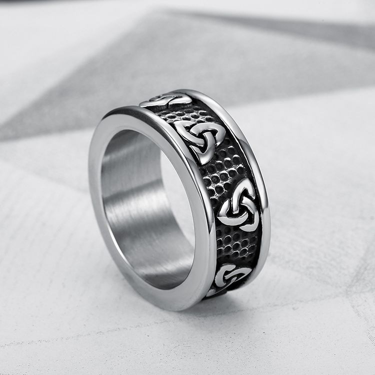 Vintage Viking Celtic Stainless Steel Men's Ring | EaseWholesale 3 Vintage Viking Celtic Stainless Steel Men's Ring | EaseWholesale 3