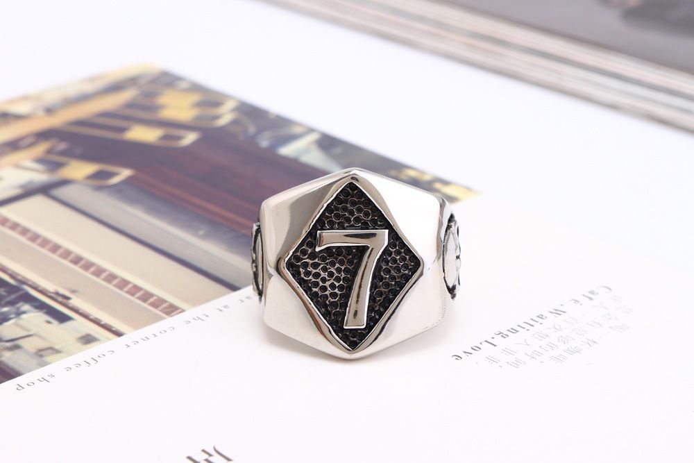 Retro Punk Skull Stainless Steel Men's Ring Number 7 | EaseWholesale 3 Retro Punk Skull Stainless Steel Men's Ring Number 7 | EaseWholesale 3