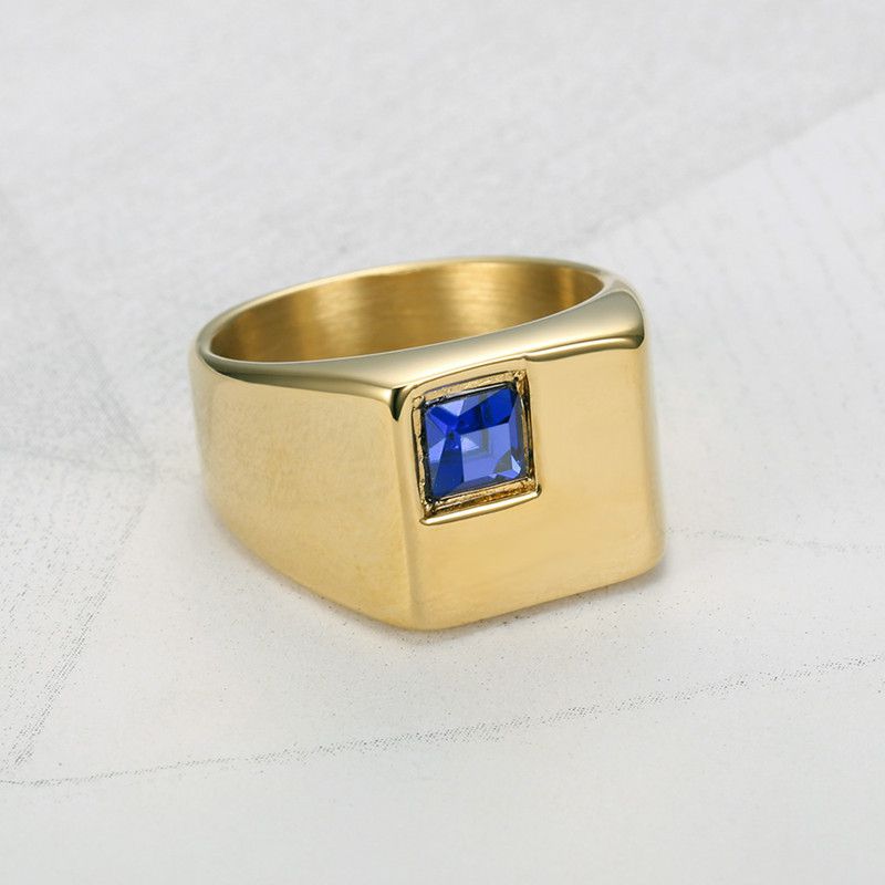 Wholesale Cool gemstone diamond glossy ins style men titanium steel ring | EaseWholesale 3 Wholesale Cool gemstone diamond glossy ins style men titanium steel ring | EaseWholesale 3