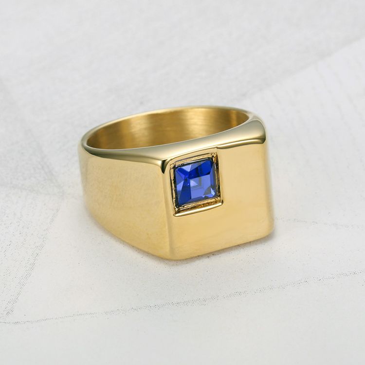 Wholesale Cool gemstone diamond glossy ins style men titanium steel ring | EaseWholesale 3 Wholesale Cool gemstone diamond glossy ins style men titanium steel ring | EaseWholesale 3