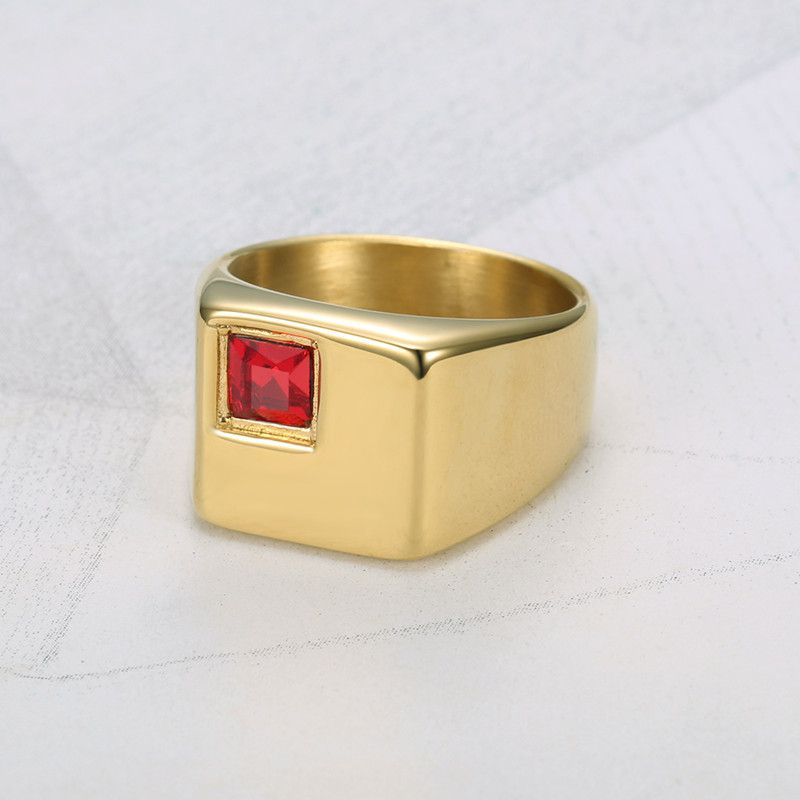 Wholesale Cool gemstone diamond glossy ins style men titanium steel ring | EaseWholesale 4 Wholesale Cool gemstone diamond glossy ins style men titanium steel ring | EaseWholesale 4