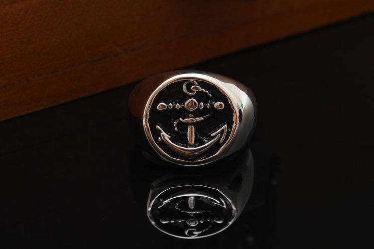 Vintage Punk Stainless Steel Anchor Casting Ring Titanium Men's Ring | EaseWholesale 3 Vintage Punk Stainless Steel Anchor Casting Ring Titanium Men's Ring | EaseWholesale 3