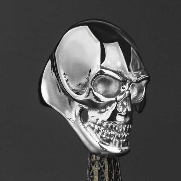 Vintage Punk Stainless Steel Skull Men's Ring | EaseWholesale 3 Vintage Punk Stainless Steel Skull Men's Ring | EaseWholesale 3