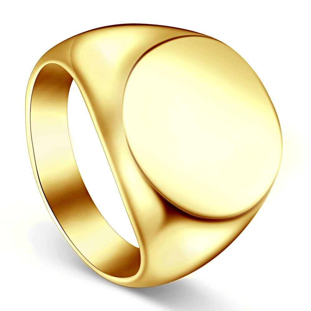 Polished Round Head Bully Men's Titanium Ring | EaseWholesale 0 Polished Round Head Bully Men's Titanium Ring | EaseWholesale 0