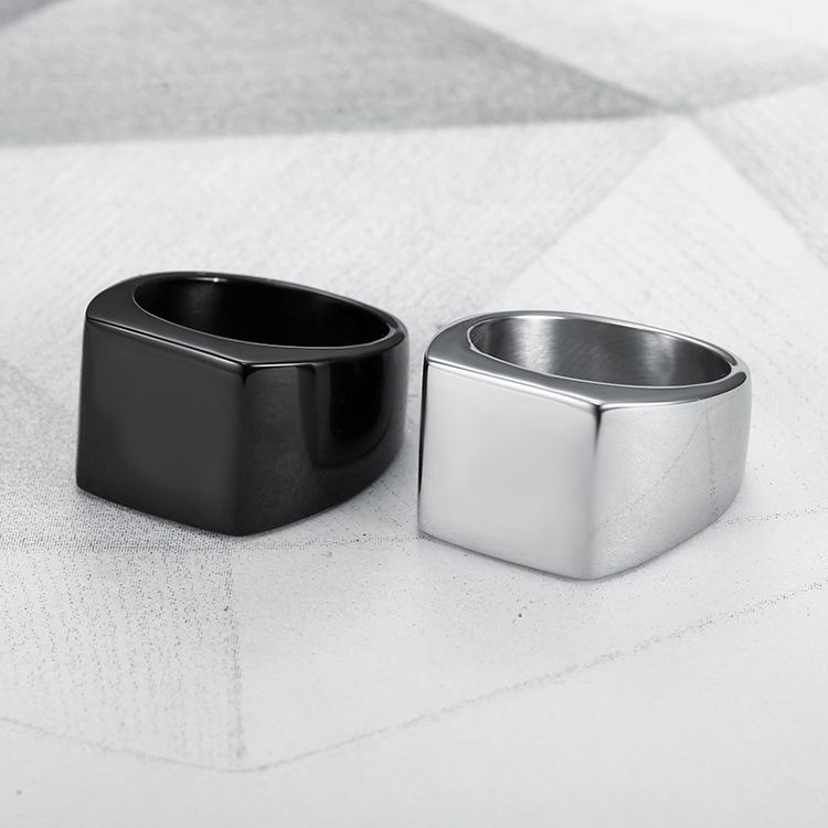 Wholesale Stylish Glossy Men's Stainless Steel Ring | EaseWholesale 2 Wholesale Stylish Glossy Men's Stainless Steel Ring | EaseWholesale 2