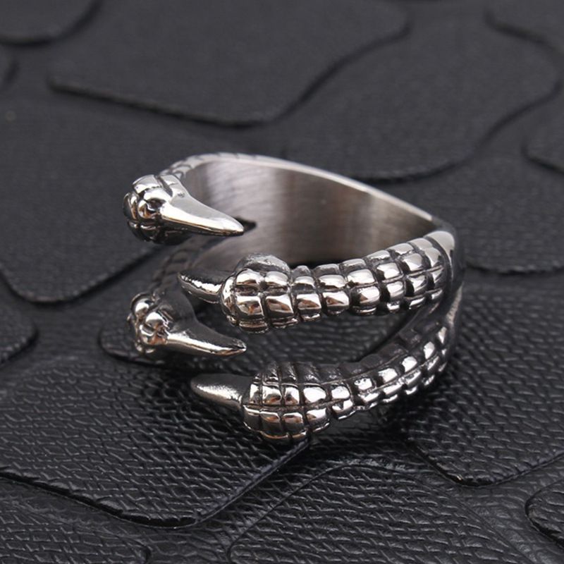Titanium Punk Eagle Claw Vintage Men's Stainless Steel Ring | EaseWholesale 1 Titanium Punk Eagle Claw Vintage Men's Stainless Steel Ring | EaseWholesale 1