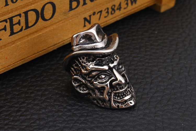 Cowboy Style Bowler Hat Vintage Old Man Stainless Steel Men's Ring | EaseWholesale 1 Cowboy Style Bowler Hat Vintage Old Man Stainless Steel Men's Ring | EaseWholesale 1