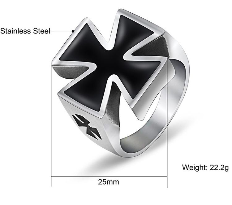 Vintage Titanium Steel Men's Ring Exaggerated Drip Ring | EaseWholesale 4 Vintage Titanium Steel Men's Ring Exaggerated Drip Ring | EaseWholesale 4