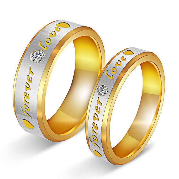 Factory Jewelry Wholesale Fashion Romantic Couple Ring Titanium Ring Stainless Steel Accessories | EaseWholesale 0 Factory Jewelry Wholesale Fashion Romantic Couple Ring Titanium Ring Stainless Steel Accessories | EaseWholesale 0
