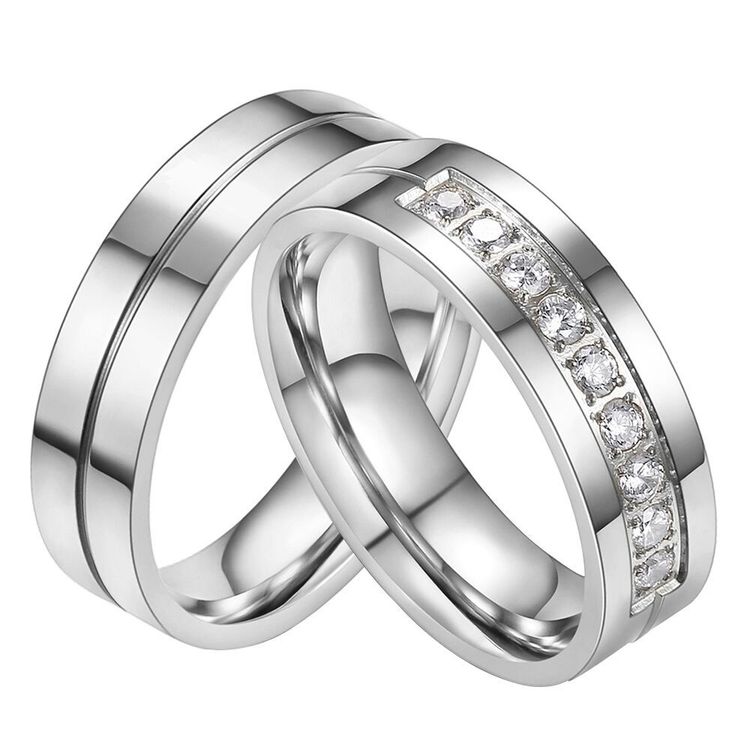 Fashion personalized new zirconia stainless steel couple ring | EaseWholesale 0 Fashion personalized new zirconia stainless steel couple ring | EaseWholesale 0
