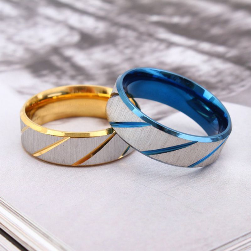Brushed Fashion Hipster Bully Blue Titanium Steel Ring for Men and Women | EaseWholesale 1 Brushed Fashion Hipster Bully Blue Titanium Steel Ring for Men and Women | EaseWholesale 1