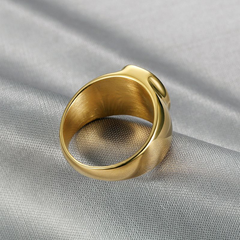 Creative Minimalist Men's Ring Vintage Street Titanium Ring Wholesale | EaseWholesale 6 Creative Minimalist Men's Ring Vintage Street Titanium Ring Wholesale | EaseWholesale 6