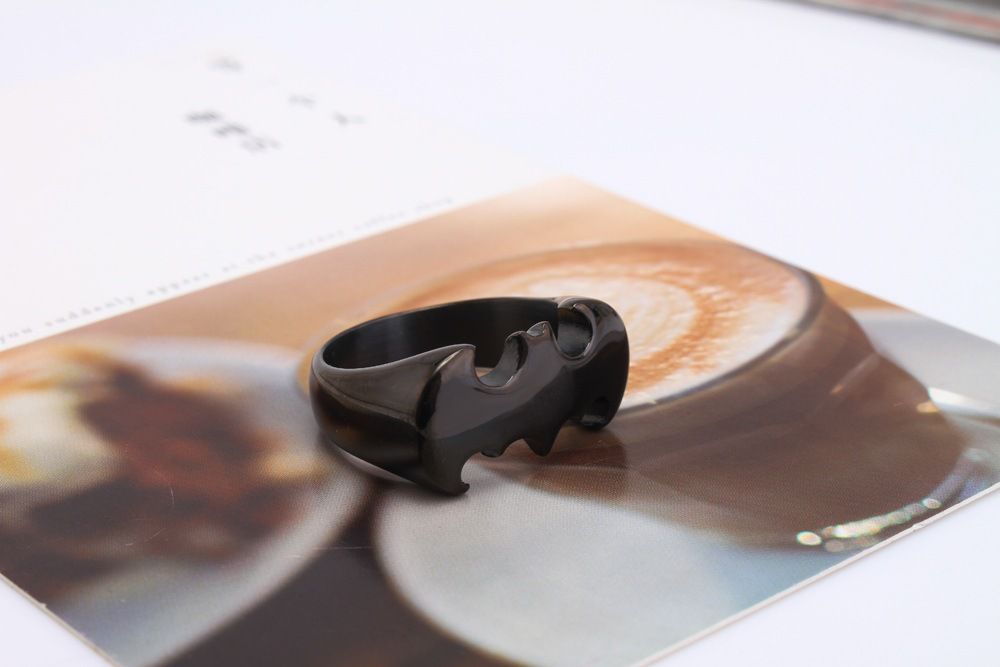 Street Fashion Retro Cool Bat Titanium Ring Wholesale | EaseWholesale 3 Street Fashion Retro Cool Bat Titanium Ring Wholesale | EaseWholesale 3