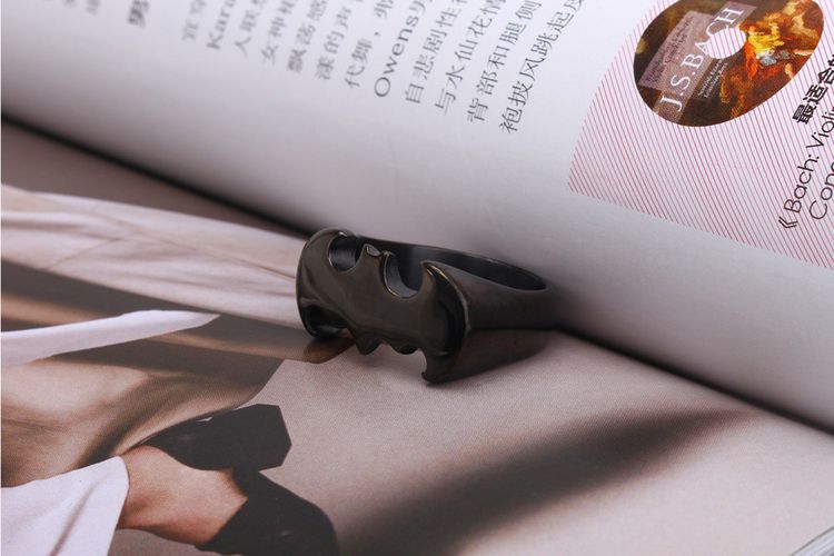 Street Fashion Retro Cool Bat Titanium Ring Wholesale | EaseWholesale 4 Street Fashion Retro Cool Bat Titanium Ring Wholesale | EaseWholesale 4