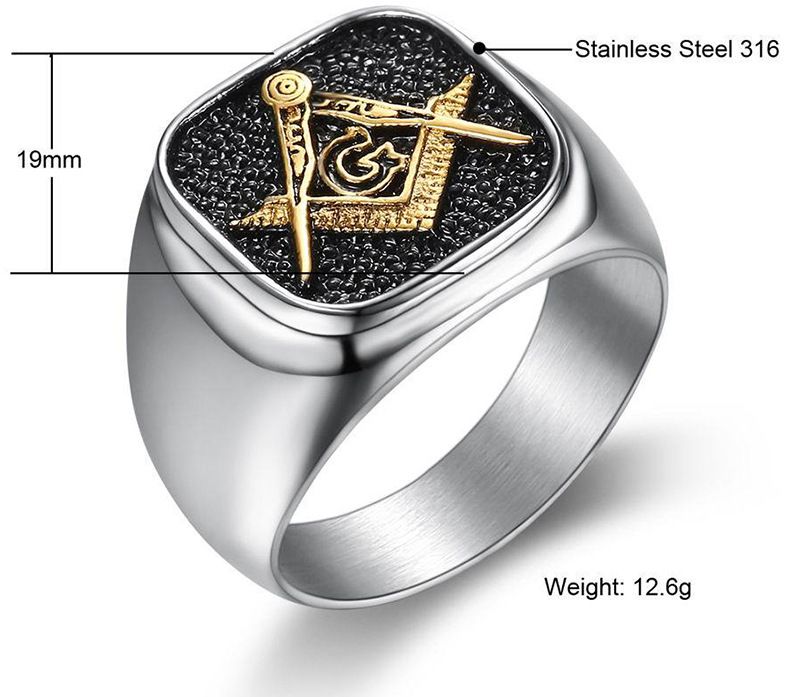 Hip Hop Classic Men's Ring Vintage Wholesale Titanium Ring | EaseWholesale 4 Hip Hop Classic Men's Ring Vintage Wholesale Titanium Ring | EaseWholesale 4