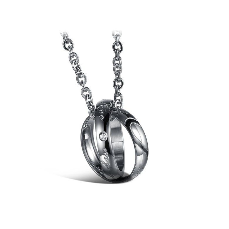 Wholesale Fashion Heart Pendant Titanium Stainless Steel Couple Necklace | EaseWholesale 1 Wholesale Fashion Heart Pendant Titanium Stainless Steel Couple Necklace | EaseWholesale 1
