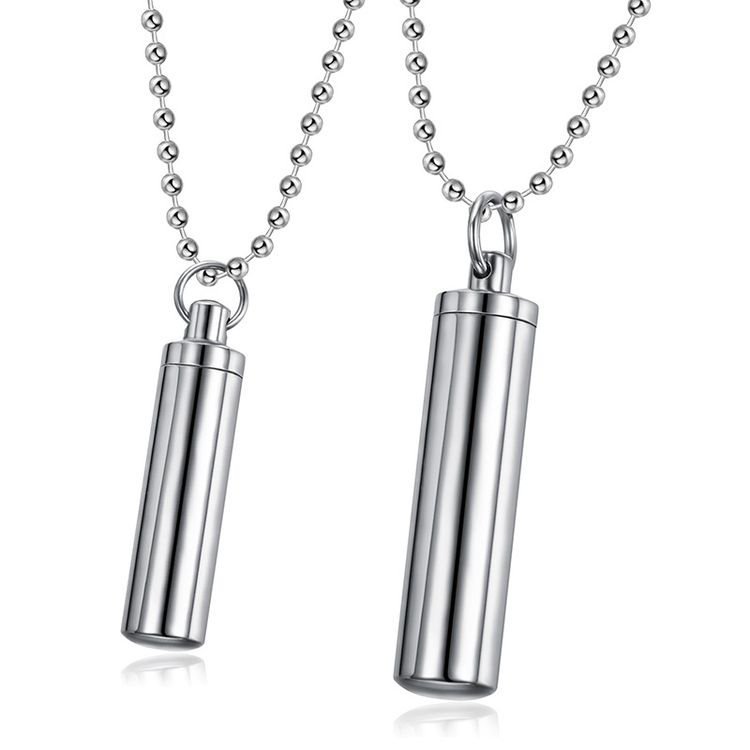 Wholesale Creative Perfume Bottle Openable Pendant Couple Necklace | EaseWholesale