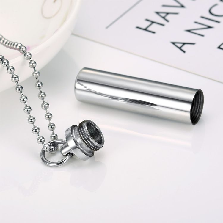 Wholesale Creative Perfume Bottle Openable Pendant Couple Necklace | EaseWholesale