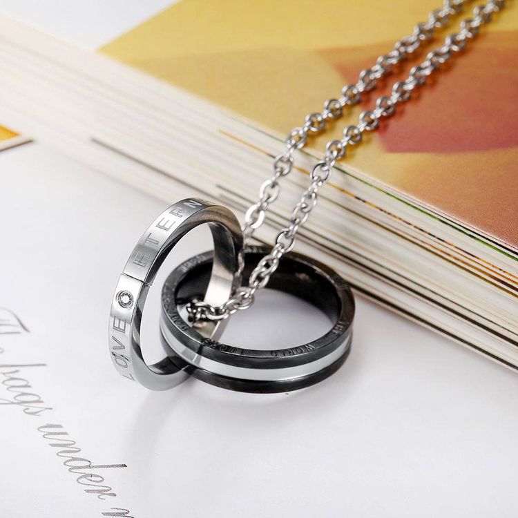 New Trend Drilling Pendant Titanium Steel Couple Necklace Wholesale | EaseWholesale 6 New Trend Drilling Pendant Titanium Steel Couple Necklace Wholesale | EaseWholesale 6