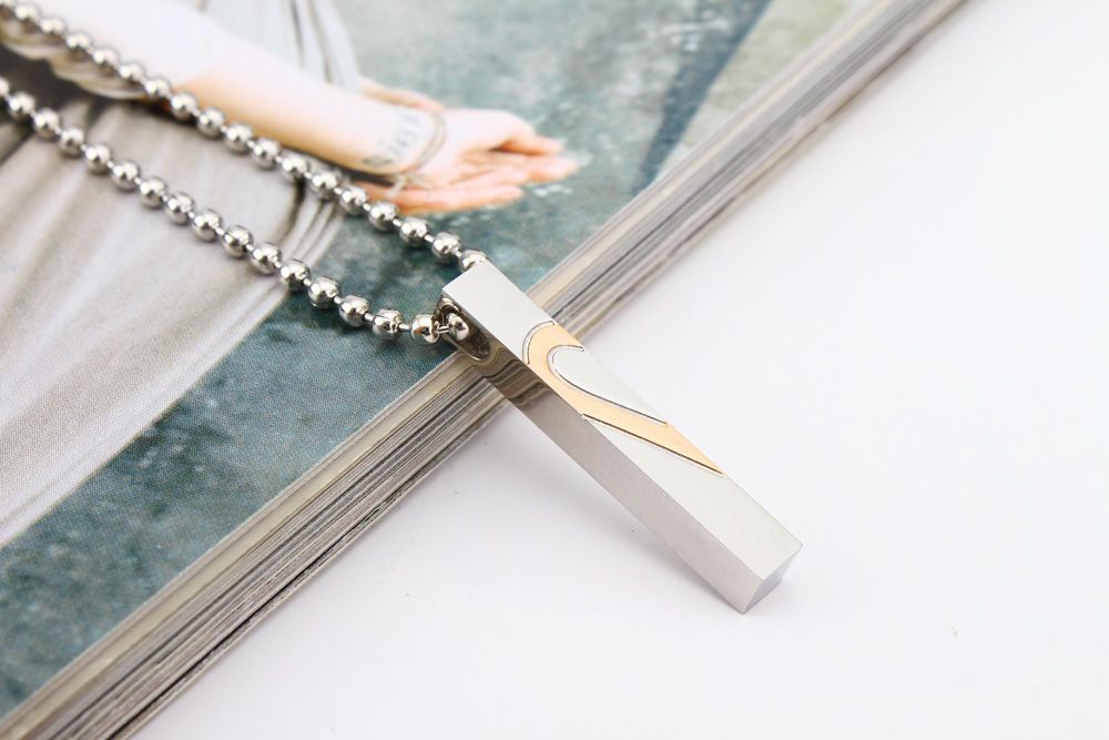 Fashion Wholesale Stainless Steel Couple Necklace with Heart Pendant | EaseWholesale 1 Fashion Wholesale Stainless Steel Couple Necklace with Heart Pendant | EaseWholesale 1