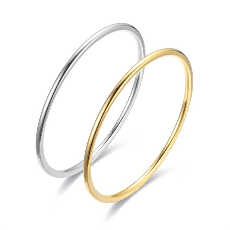 Fashion Sand Gold Plated Round Titanium Stainless Steel Bracelet | EaseWholesale