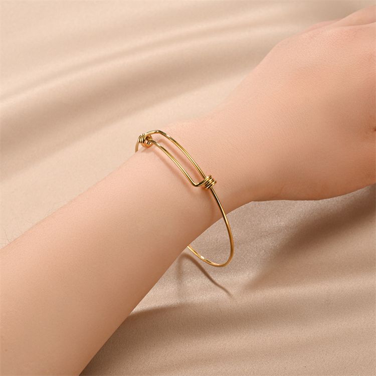 Size adjustable Vegetable Titanium Steel Fashion Bracelet Wholesale | EaseWholesale