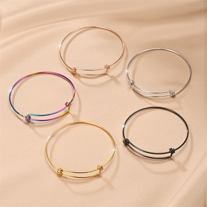 Size adjustable Vegetable Titanium Steel Fashion Bracelet Wholesale | EaseWholesale 9