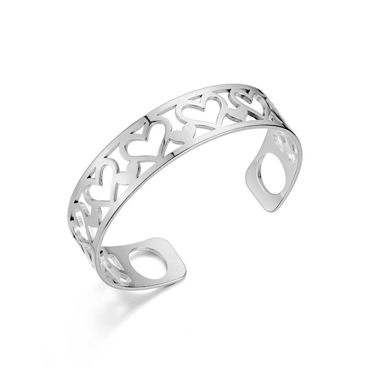 Heart Skeleton Adjustable Stainless Steel Bracelet Wholesale | EaseWholesale 3 Heart Skeleton Adjustable Stainless Steel Bracelet Wholesale | EaseWholesale 3