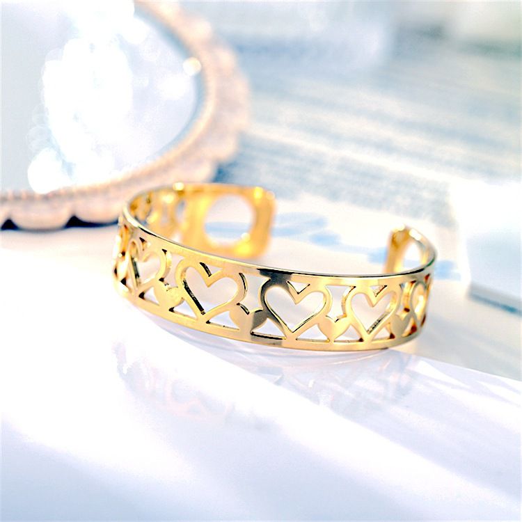 Heart Skeleton Adjustable Stainless Steel Bracelet Wholesale | EaseWholesale 8 Heart Skeleton Adjustable Stainless Steel Bracelet Wholesale | EaseWholesale 8
