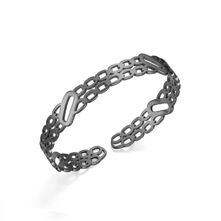 Chain Openworked Adjustable Titanium Steel Bracelet | EaseWholesale 4 Chain Openworked Adjustable Titanium Steel Bracelet | EaseWholesale 4