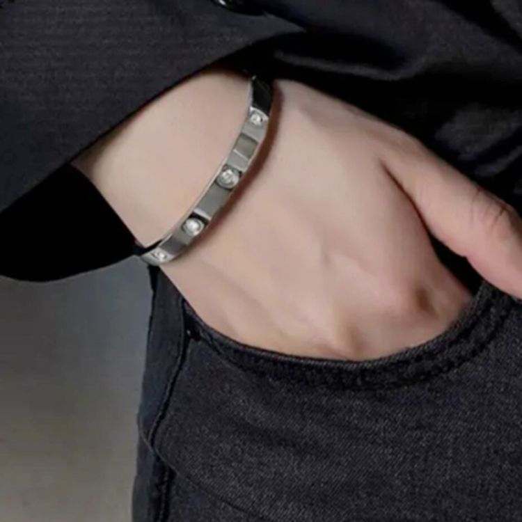 Wholesale Starry Star Zirconia Titanium Steel Bracelet | EaseWholesale 6 Wholesale Starry Star Zirconia Titanium Steel Bracelet | EaseWholesale 6