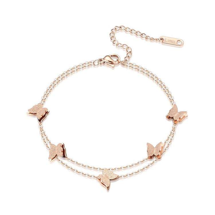 Fashion Wholesale 316L Titanium Steel Butterfly Bracelet | EaseWholesale 3 Fashion Wholesale 316L Titanium Steel Butterfly Bracelet | EaseWholesale 3